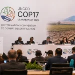Imagen ilustrativa de una conferencia internacional sobre desertificación y sequía en Mongolia