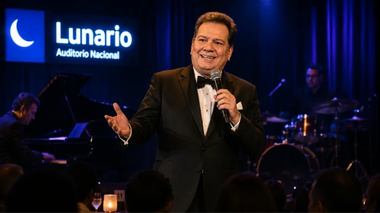 Imagen ilustrativa de Jorge Muñiz durante una presentación musical en el Lunario
