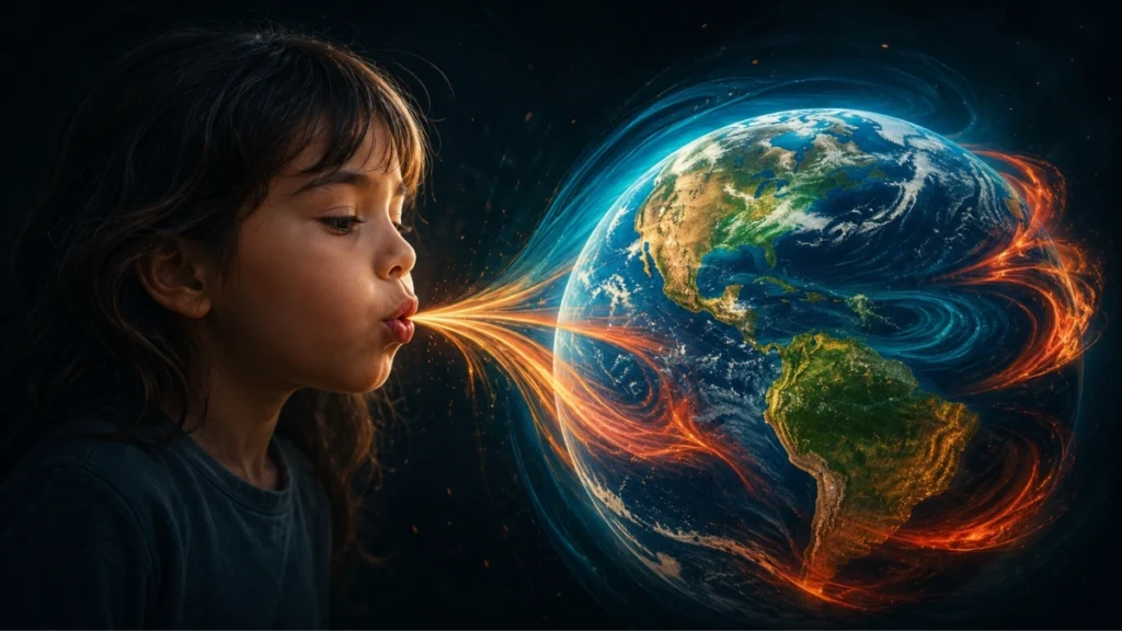 Imagen ilustrativa sobre la intensificación de El Niño y los efectos del cambio climático en el planeta