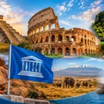 Imagen ilustrativa de sitios culturales y naturales representativos del Patrimonio Mundial