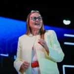 Cecilia Patrón durante la presentación de la estrategia MIDigital del Ayuntamiento de Mérida