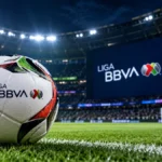 Balón de futbol sobre una cancha iluminada para ilustrar la Jornada 7 de Liga MX