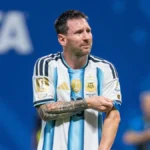 Lionel Messi con la camiseta de la Selección Argentina