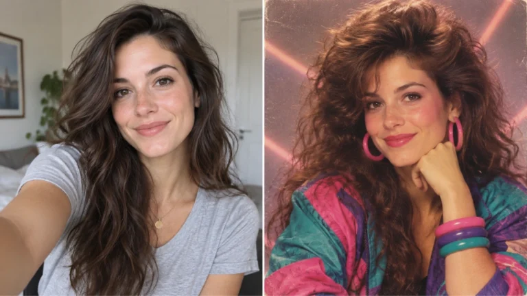 Los años 80 regresan: el nuevo trend de IA que transforma selfies en fotografías retro