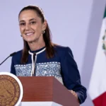 Claudia Sheinbaum durante una conferencia sobre los avances de Vivienda para el Bienestar en México