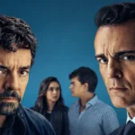 Eugenio Derbez y Pedro Alonso en la serie El Juicio de Prime Video