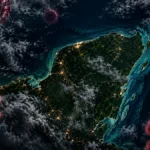 Imagen ilustrativa de la Península de Yucatán ante el repunte de influenza y COVID-19 durante 2026.