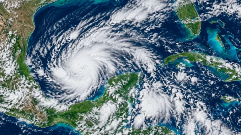 Baja presión en el Golfo traerá lluvias y tormentas a la Península de Yucatán