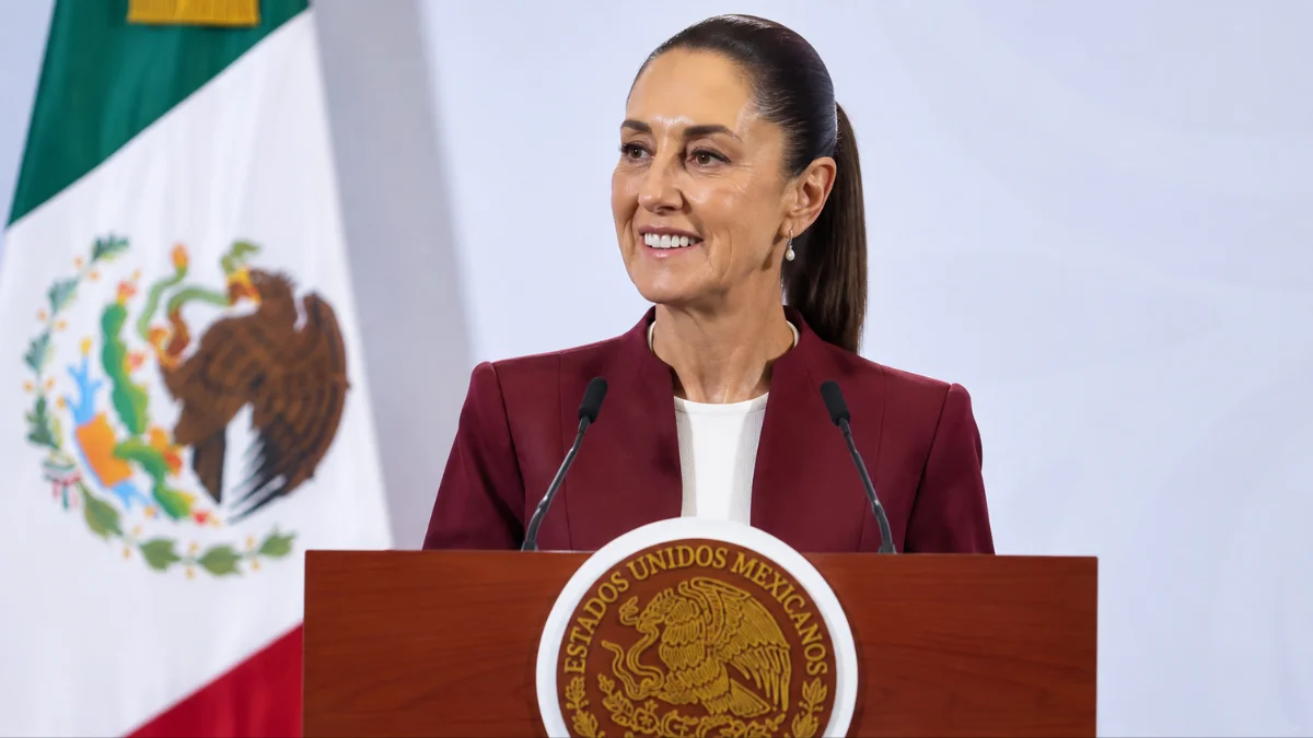 Claudia Sheinbaum, presidenta de México, quien tiene prevista una visita a Mérida, Yucatán, el 17 de octubre de 2026.