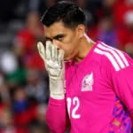 Raúl Tala Rangel durante el partido de México ante Estados Unidos