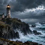 Faro de las islas Flannan en Escocia, escenario de la desaparición de tres fareros en 1900